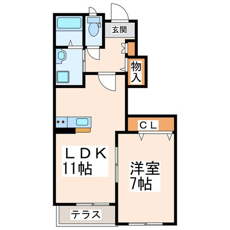 サンタプレイス上高橋の物件間取画像